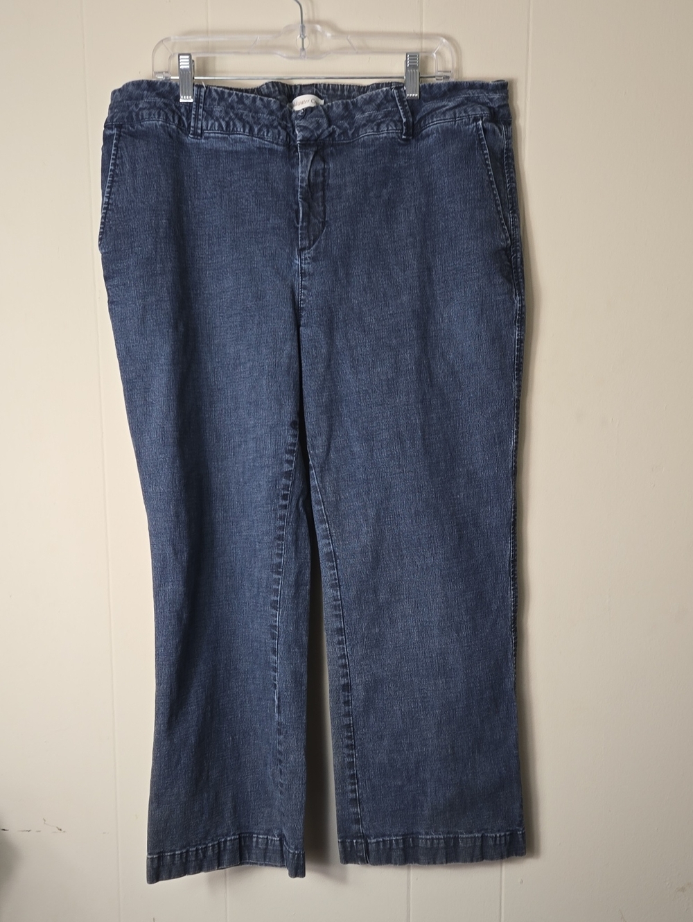 Coldwater Creek Women's Straight-Leg Blue Denim Jeans